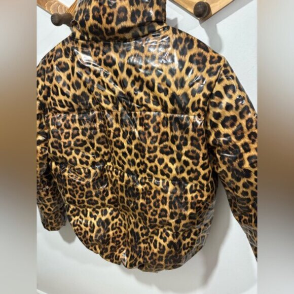 Juicy Couture BLACK LABEL Leopard Print Puffer Jacket - Picture 13 of 14